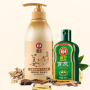拯救发量、Duang起来！霸王 防脱发生姜洗发水育发液组合 450ml+80ml