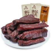 嚼劲十足！新牧哥 风干手撕牛肉干 原味 108g *4件 +凑单品 58.4元包邮（双重优惠）
