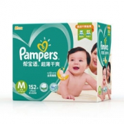 Pampers 帮宝适 超薄干爽系列 婴儿纸尿裤 M号 152片 *3件