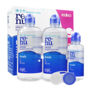 博士伦 润明清透fresh隐形眼镜多功能护理液355ml*2+120ml