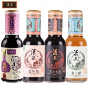 山西老陈醋 清泉 手工醋组合 饺子+黑小米+黍子+老陈醋375ml*4