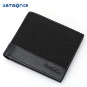 Samsonite 新秀丽 Y-CITIZEN 多功能牛皮钱包 TK6*09004 黑色