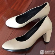 国内￥1799，ECCO 爱步 型塑 Shape 55 女士粗跟单鞋 新低$60