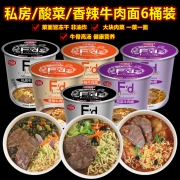 海福盛  FD冻干 香辣酸菜私房牛肉面72g*6桶
