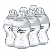 美亚销量冠军！Tommee Tippee汤美天地 Closer to Nature 系列260ml / 9fl oz奶瓶 6支装 到手160.56元