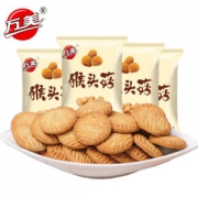 万美 有蔗糖/无蔗糖 代餐猴头菇饼干 1000g 营养养胃