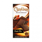 限地区！GuyLian 吉利莲 72%黑巧克力排块 100g   8.52元（2件5折+用券）