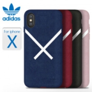 Adidas iphoneX 绒皮手机壳