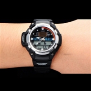 Casio 卡西欧 SGW400H-1B 多功能双显户外运动腕表