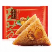 五芳斋 蛋黄鲜肉口味500g +湾仔码头紫薯馅汤圆300g
