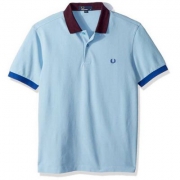 限S码，Fred Perry 男士纯棉撞色Polo衫 Prime会员免费直邮含税