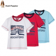 暇步士 Hush Puppies 2018新款 男童T恤