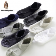 暇步士（Hush Puppies）  男女款春季薄款棉袜6双装 多色