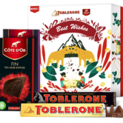 TOBLERONE 瑞士三角 巧克力棋盘礼盒 400g    49元（99-50）