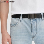气质百搭！JackJones杰克琼斯进口牛皮滑扣皮带裤腰带 89.55元包邮