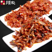 颜家 香辣小鱼仔168g+小虾仔218g 湖南特产
