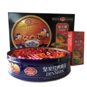 外酥里嫩# 百味园 皇室曲奇铁盒650g+瑞士糖150g