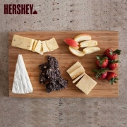 HERSHEY'S 好时旗下，barkTHINS 黑巧克力薄脆片133g*2袋（蓝莓+巴旦木）