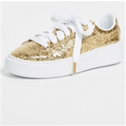 Puma彪马SUEDE PLATFORM厚底女鞋 粉色