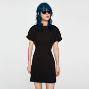 ZARA 女士拉链连衣裙