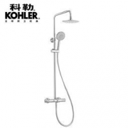 移动专享：KOHLER 科勒 齐悦 K-99741T-C9-CP 三出水恒温淋浴柱