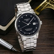 国内公价￥ 9250！TISSOT Luxury 系列镶钻机械时装男表