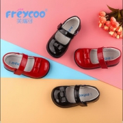 4.9星好评！Freycoo/芙瑞可 女童皮鞋宝宝公主鞋