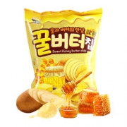 韩国进口！九日 蜂蜜黄油薯片 60g *9件 +凑单品 55.1元包邮（需用券）