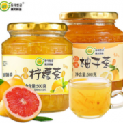 15点开始：东大韩金 蜂蜜柚子茶500g+柠檬茶500g 19.9元包邮