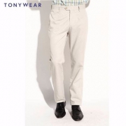 Tommy Hilfiger制造商，TONY WEAR 汤尼威尔 男士天丝棉麻休闲长裤 两色