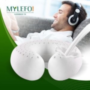 福满园 U型乳胶枕 午睡护颈枕 泰国进口乳胶