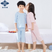A类纯棉！俞兆林 儿童睡衣夏薄款纯棉短袖套装 折24.85元/件