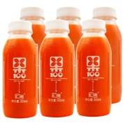 汇源 100胡萝卜复合果蔬汁 300ml*6瓶