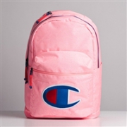 Champion 冠军 大logo双肩背包 樱花粉
