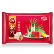 三全 状元系列水饺 韭菜猪肉 702g （每包42只） *6件