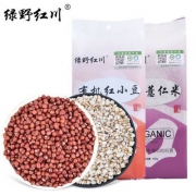 绿野红川 有机红豆薏米组合800g
