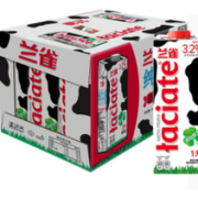 Laciate 兰雀 全脂纯牛奶 1L*12盒   52.43元（满减+用券）