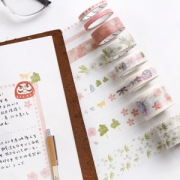 三年二班 樱花套装胶带 8个装