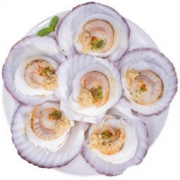 獐子岛 冷冻蒜蓉粉丝扇贝 400g 12只