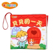 AUBY  澳贝 464412DS 贝贝的一天 宝宝婴儿立体布书