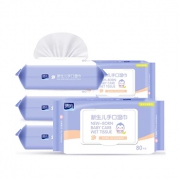德佑 新生儿手口湿巾 80片*5包*1盒