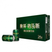 限广东、浙江：秋林 格瓦斯 面包发酵饮料 330ml *24罐
