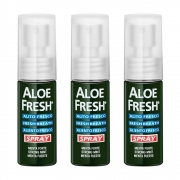 意大利进口 Aloe Fresh 瑷芦 清芦荟口气清新喷雾剂15ml*3