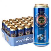 京东PLUS会员：EICHBAUM 艾斯宝 小麦黑啤 500ml *24听 *2件