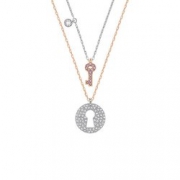 SWAROVSKI 施华洛世奇 5272240 心愿钥匙+锁项链套装  378元（3件8折+用券）
