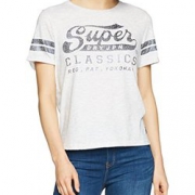18年新款，国内￥319 Superdry 极度干燥 女士纯棉休闲T恤 2色