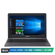 ASUS 华硕 E203NA 11.6英寸笔记本电脑（N3350、4GB、128GB）