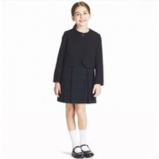 27日0点！ UNIQLO 优衣库 405342 女童无领茄克 99元包邮