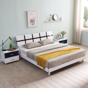 A家家具 现代简约双人床 1.5米