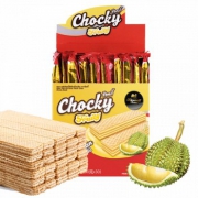 CHOCKY比斯奇果屋巧客 威化饼夹心饼干榴莲10g*30